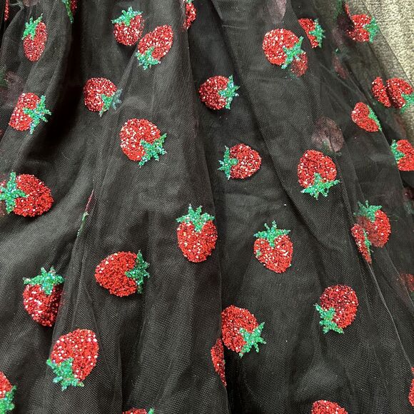Likira Matoshi Strawberry Sparkle Midi Dress S - Picture 7 of 10